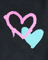 Girls Heart 3-Piece Pajama Set