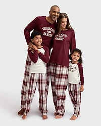 Kids Matching Family Thankful For Cotton And Flannel Pajamas