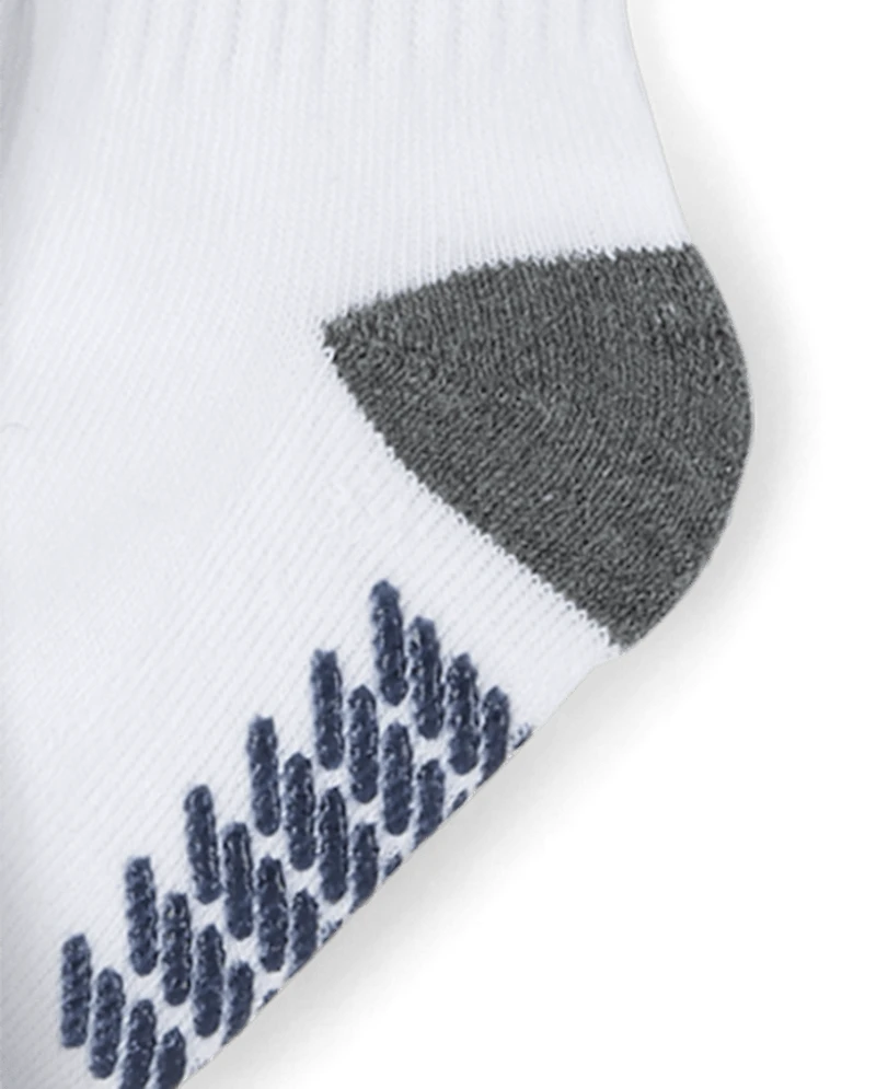 Chaussettes montantes rayées rembourrées pour garçon, lot de 10