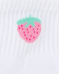 Lot de 6 paires chaussettes mi-mollet rembourrées Icon pour petites filles