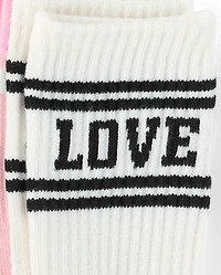 Girls Icon Cushioned Crew Socks 6-Pack