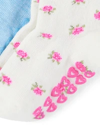 Toddler Girls Bow Midi Socks 6-Pack