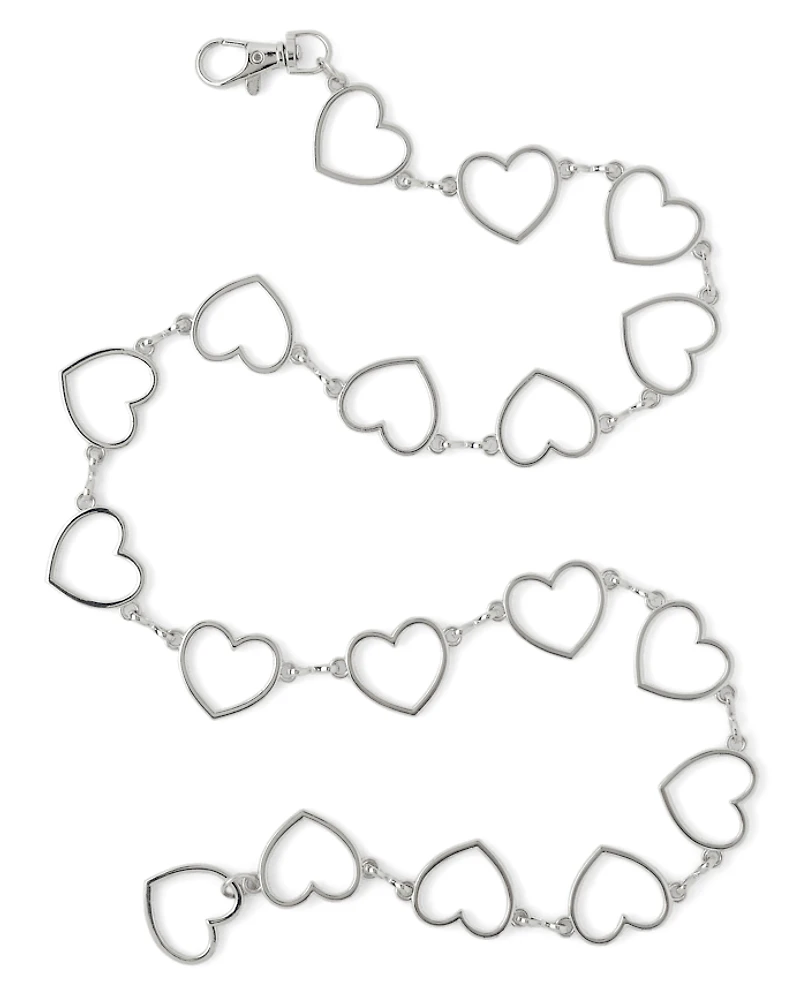 Girls Heart Chain Belt