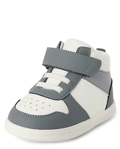 Baby And Toddler Boys First Steps Colorblock High Top Sneakers