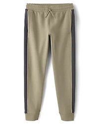 Boys Side Stripe Scuba Jogger Pants