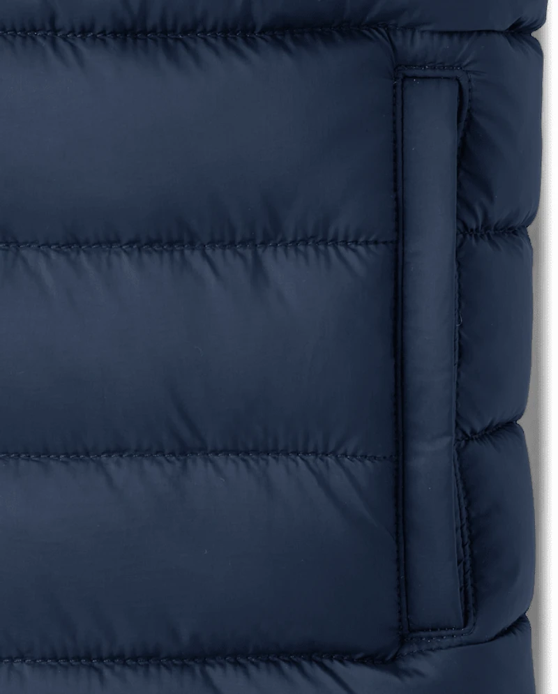 Boys Cozy Tech Microfleece Lined Puffer Jacket