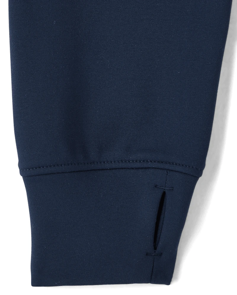 Boys Cozy Tech Microfleece Lined Puffer Jacket