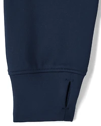 Boys Cozy Tech Microfleece Lined Puffer Jacket