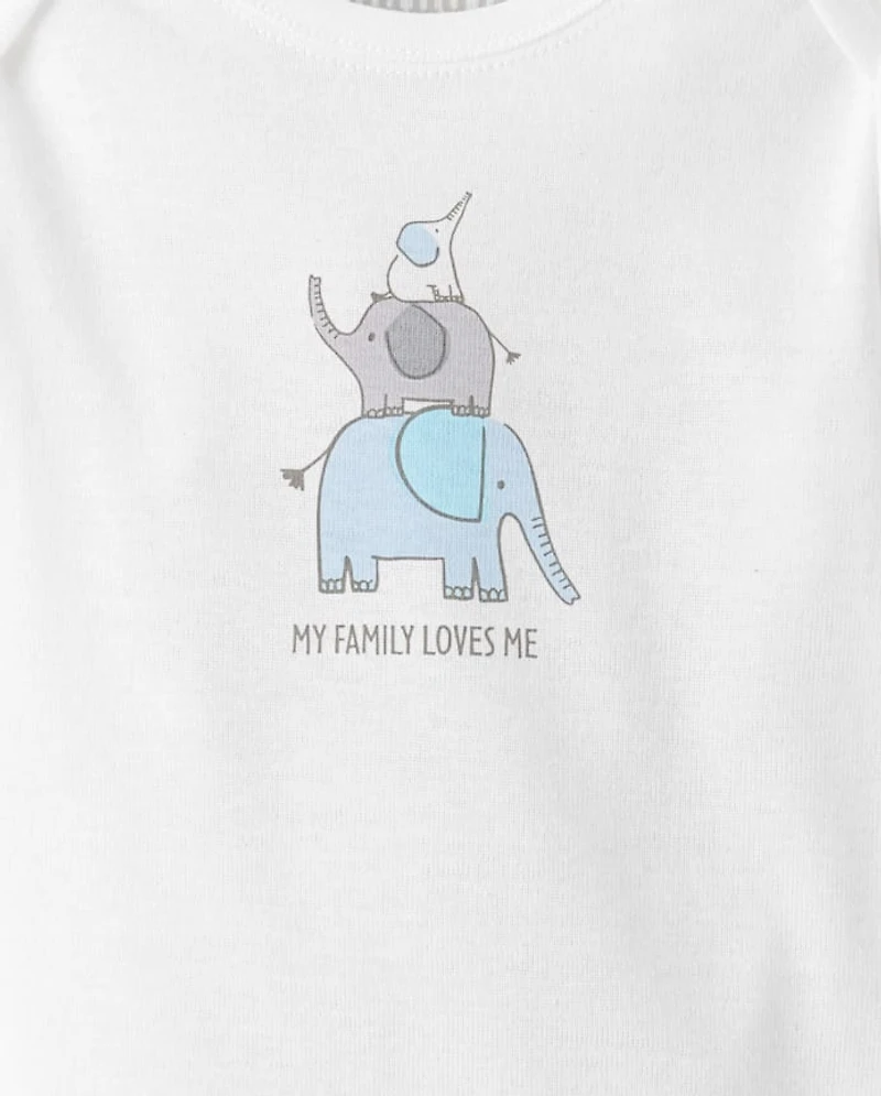 Baby Boys Elephant 3-Piece Take Me Home Set