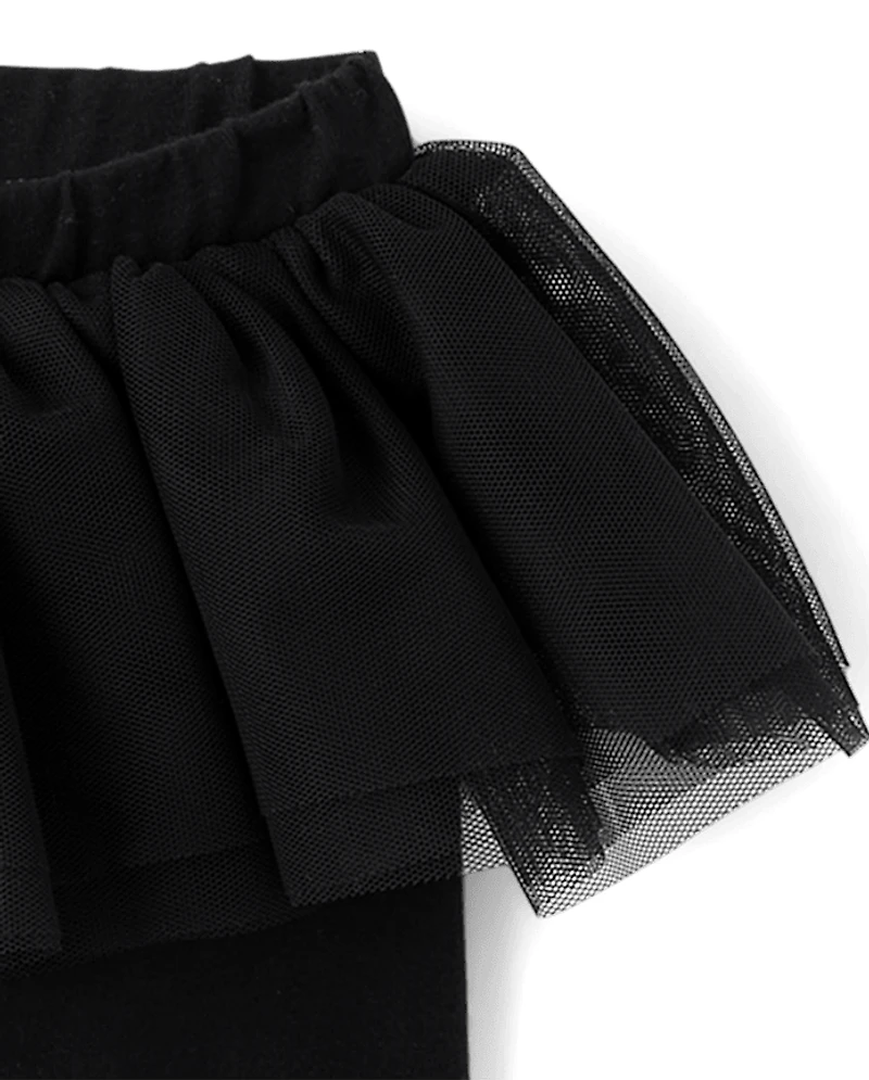 Baby Girls Leopard Tutu Leggings 2-Pack