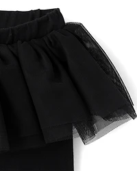 Baby Girls Leopard Tutu Leggings 2-Pack