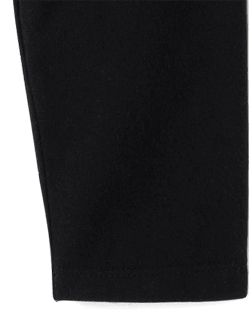 Lot de 2 leggings tutu léopard pour bébé fille