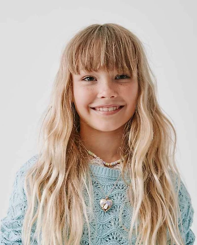 Girls Butterfly BFF Locket Necklace 3-Pack