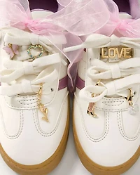 Girls Butterfly Shoelace Charm 7-Piece Set