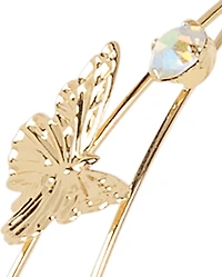 Bandeau papillon orné de bijoux pour filles
