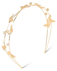 Girls Jeweled Butterfly Headband