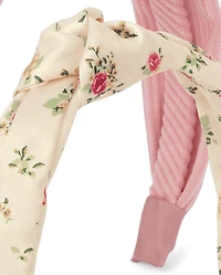 Lot de 2 bandeaux floraux pour filles