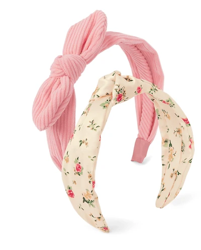 Lot de 2 bandeaux floraux pour filles