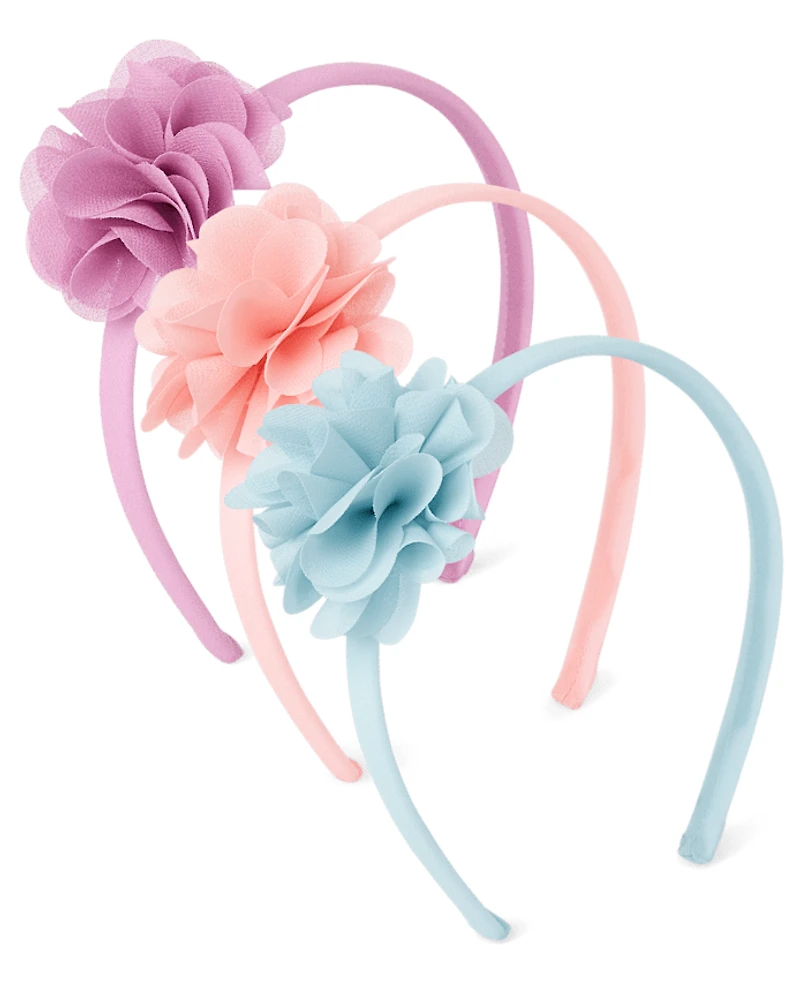 Girls Floral Headband 3-Pack