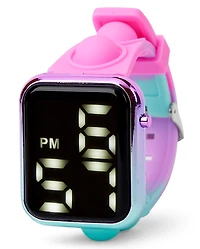 Girls Ombre Fidget Digital Watch