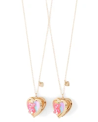 Girls Candy Bear BFF Locket Necklace 2-Pack