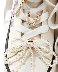 Girls Bow Shoelace Charm 5-Pack