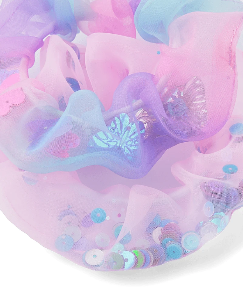 Girls Sequin Scrunchie 6-Pack