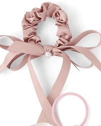 Girls Bow Scrunchie 6-Pack