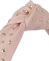 Bandeau à nœud supérieur en étoile cloutée pour fille