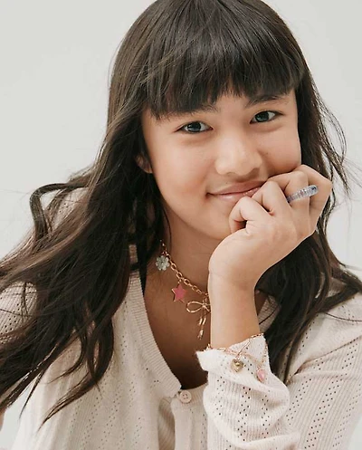 Girls Chain Charm Necklace