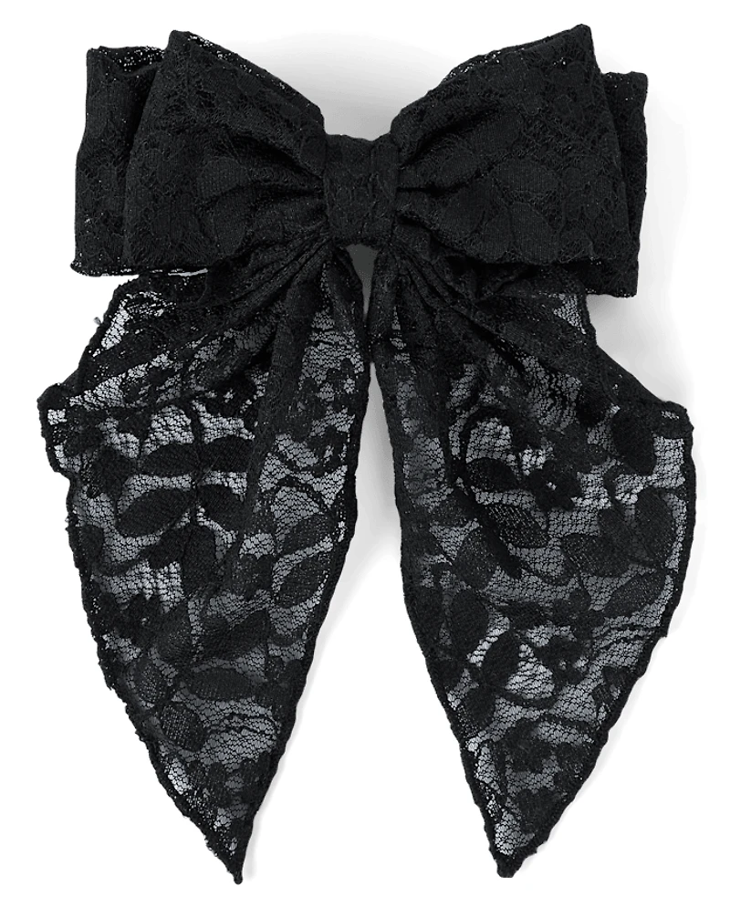 Girls Lace Bow Hair Clip