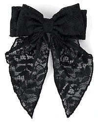 Girls Lace Bow Hair Clip