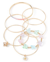 Girls Butterfly Bracelet 7-Pack