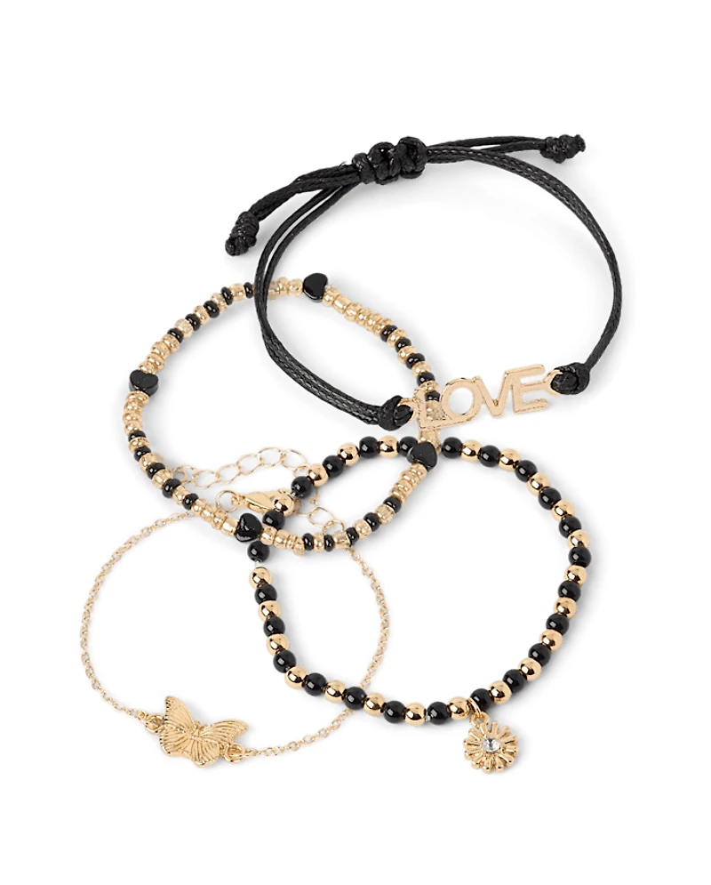 Girls Love Bracelet 4-Pack