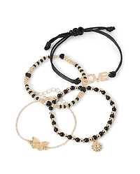 Girls Love Bracelet 4-Pack