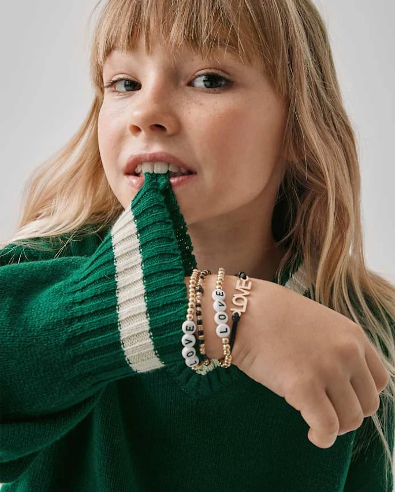 Girls Love Bracelet 4-Pack