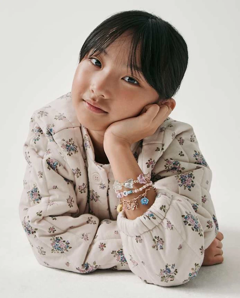 Girls Happy Face Bracelet 4-Pack