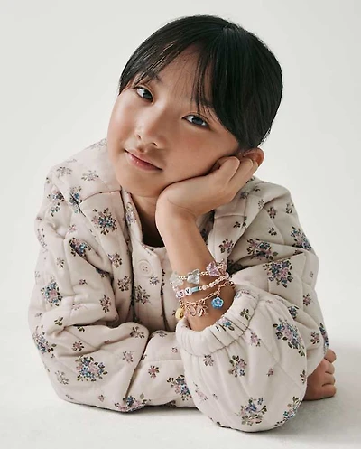 Girls Happy Face Bracelet 4-Pack