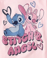 Girls Stitch™ and Angel Graphic Tee