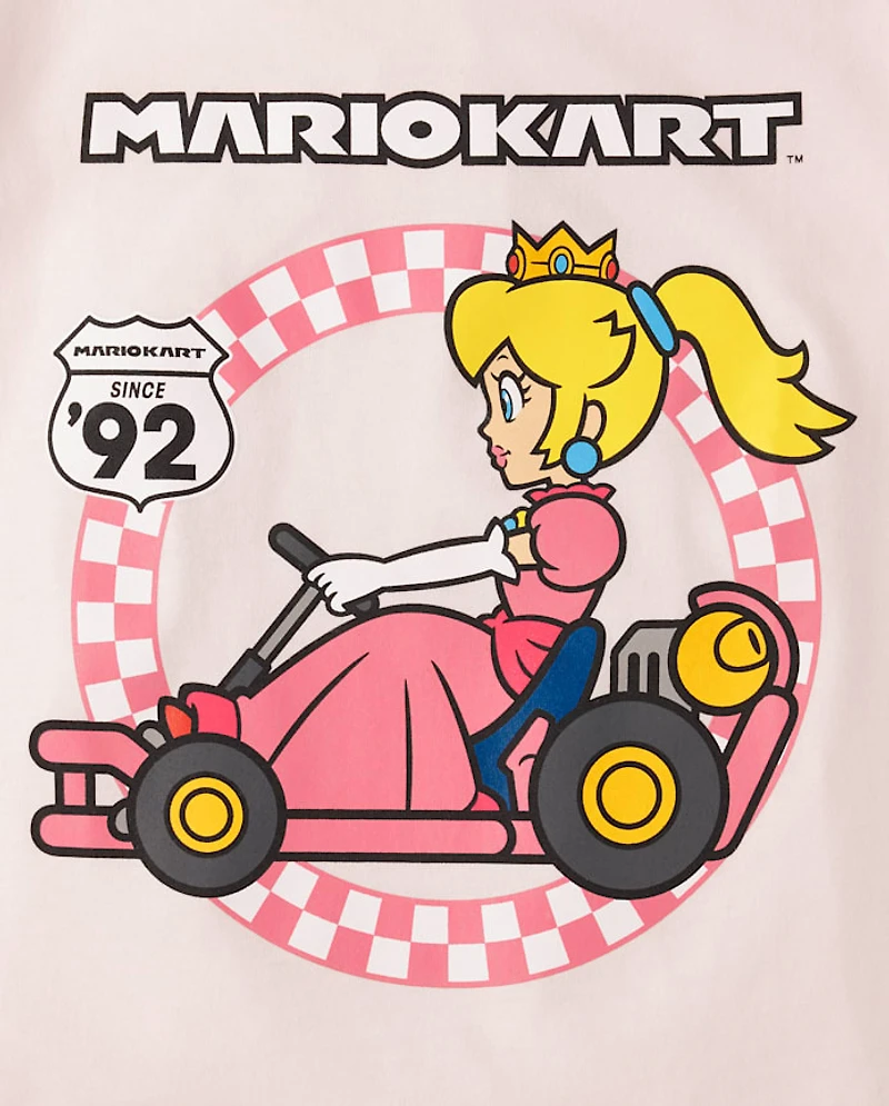 Girls Mario™ Princess Peach Mario Kart Graphic Tee