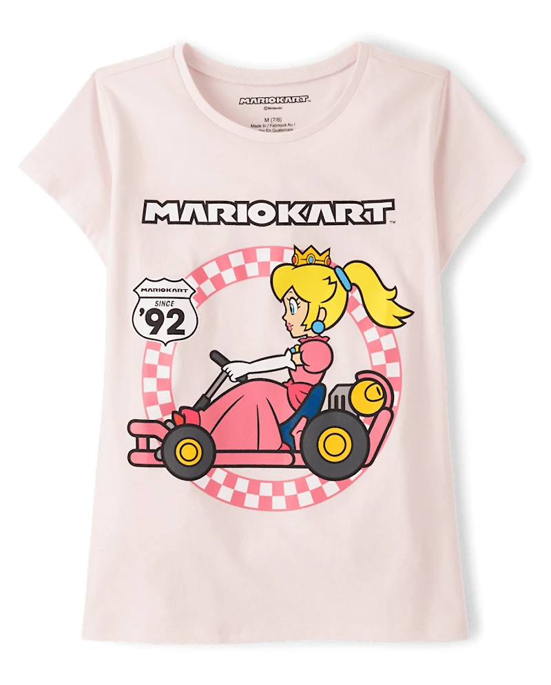 Girls Mario™ Princess Peach Mario Kart Graphic Tee