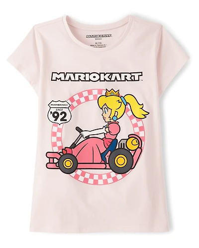 Girls Mario™ Princess Peach Mario Kart Graphic Tee