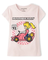 T-shirt graphique Mario™ Princesse Peach Mario Kart pour filles