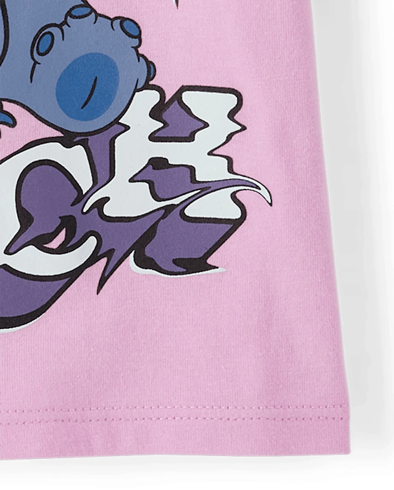T-shirt graphique Stitch™ pour petites filles