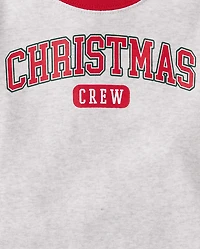 Baby And Toddler Matching Family Christmas Crew Snug Fit Cotton Flannel Pajamas