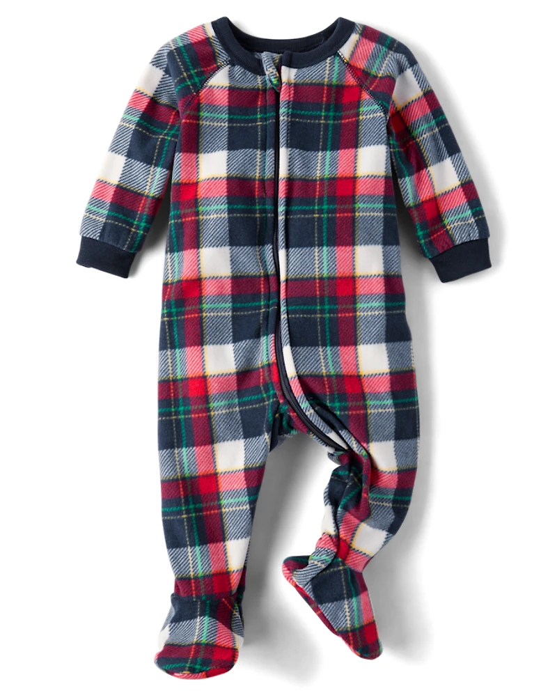 Baby And Toddler Cousin Crew Microfleece Footed One Piece Pajamas