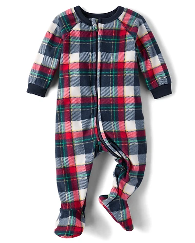Baby And Toddler Cousin Crew Microfleece Footed One Piece Pajamas