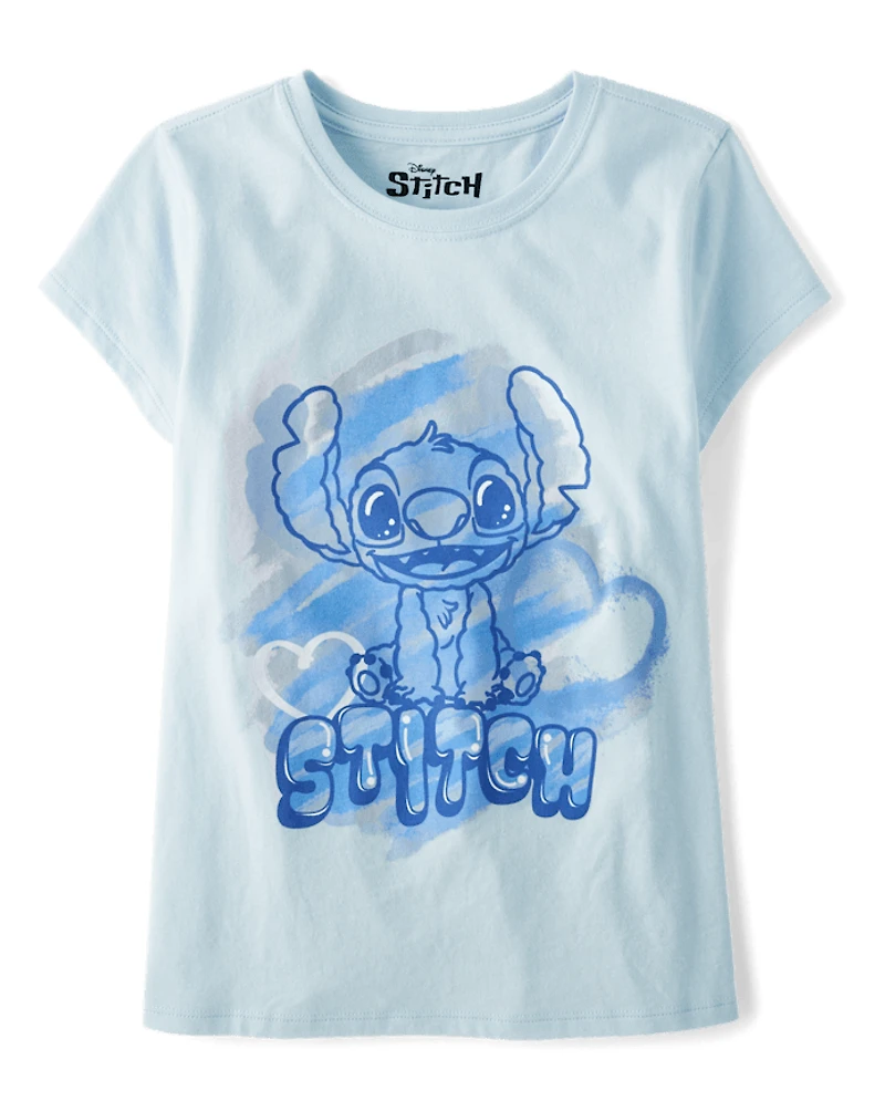 Girls Stitch™ Airbrush Graphic Tee