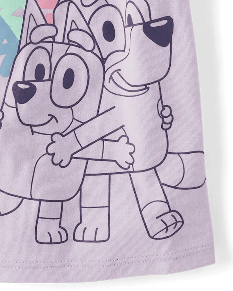 Toddler Girls Bluey™ Rainbow Graphic Tee