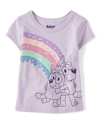 Toddler Girls Bluey™ Rainbow Graphic Tee